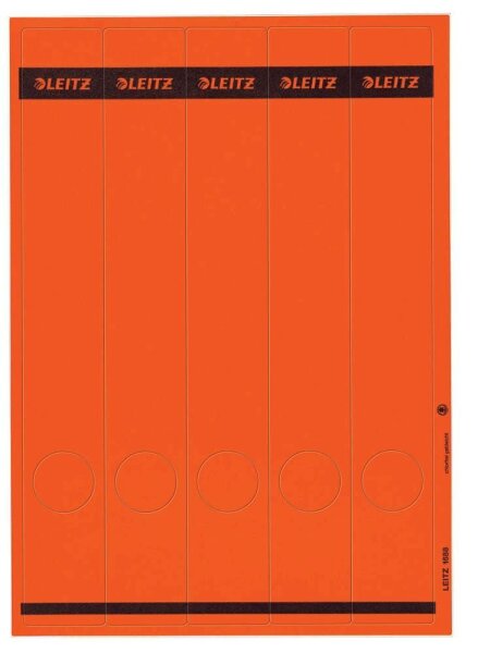 LEITZ Ordneretiketten 1688-25 rot, 125 St.