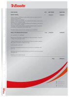 Esselte Prospekthüllen Standard DIN A4 transparent glasklar 0,05 mm, 100 St.