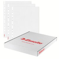 Esselte Prospekthüllen Standard DIN A4 transparent glasklar 0,05 mm, 100 St.