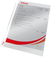 Esselte Prospekthüllen Standard DIN A4 transparent glasklar 0,05 mm, 100 St.