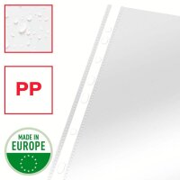 Esselte Prospekthüllen Standard DIN A4 transparent glasklar 0,05 mm, 100 St.