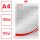 Esselte Prospekthüllen Standard DIN A4 transparent glasklar 0,05 mm, 100 St.