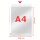 Esselte Prospekthüllen Standard DIN A4 transparent glasklar 0,05 mm, 100 St.