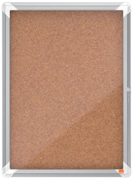 nobo Schaukasten Premium Plus silber 4x DIN A4 49,3 x 4,3 x 66,7 cm, 1 St.
