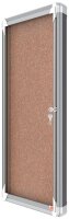 nobo Schaukasten Premium Plus silber 4x DIN A4 49,3 x 4,3 x 66,7 cm, 1 St.