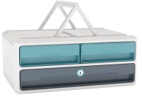 cep Schubladenbox MoovUp mit Schloss  mint, grau...