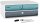 cep Schubladenbox MoovUp mit Schloss  mint, grau 1091212961, DIN A4 quer mit 3 Schubladen, 1 St.