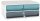 cep Schubladenbox MoovUp mit Schloss  mint, grau 1091212961, DIN A4 quer mit 3 Schubladen, 1 St.