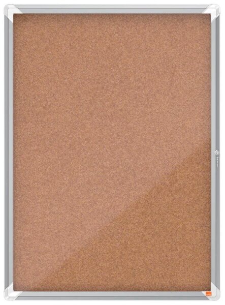 nobo Schaukasten Premium Plus silber 9x DIN A4 70,8 x 4,3 x 96,9 cm, 1 St.