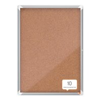 nobo Schaukasten Premium Plus silber 9x DIN A4 70,8 x 4,3 x 96,9 cm, 1 St.