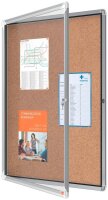 nobo Schaukasten Premium Plus silber 9x DIN A4 70,8 x 4,3 x 96,9 cm, 1 St.
