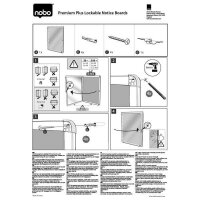 nobo Schaukasten Premium Plus silber 9x DIN A4 70,8 x 4,3 x 96,9 cm, 1 St.
