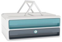 cep Schubladenbox MoovUp mit Schloss  mint, grau...
