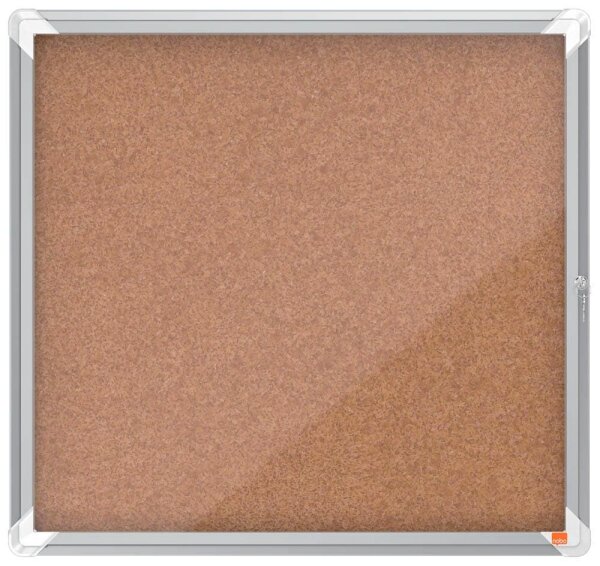 nobo Schaukasten Premium Plus silber 6x DIN A4 70,8 x 4,3 x 66,7 cm, 1 St.