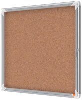 nobo Schaukasten Premium Plus silber 6x DIN A4 70,8 x 4,3 x 66,7 cm, 1 St.