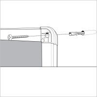 nobo Schaukasten Premium Plus silber 8x DIN A4 92,3 x 4,3 x 66,7 cm, 1 St.