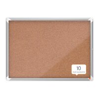 nobo Schaukasten Premium Plus silber 8x DIN A4 92,3 x 4,3 x 66,7 cm, 1 St.