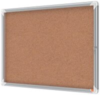 nobo Schaukasten Premium Plus silber 8x DIN A4 92,3 x 4,3 x 66,7 cm, 1 St.