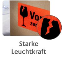 AVERY Zweckform Warnetiketten 7211 rot »Vorsicht zerbrechlich!« 100,0 x 50,0 mm, 1 Etiketten