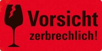 AVERY Zweckform Warnetiketten 7211 rot »Vorsicht zerbrechlich!« 100,0 x 50,0 mm, 1 Etiketten