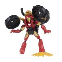 Hasbro Marvel F02445L0 Iron Man mit 2-in-1 Motorrad...