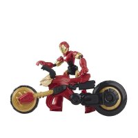 Hasbro Marvel F02445L0 Iron Man mit 2-in-1 Motorrad...