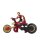 Hasbro Marvel F02445L0 Iron Man mit 2-in-1 Motorrad Spielfigur