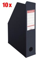 Esselte Stehsammler 56007 schwarz Kunststoff, DIN A4, 10 St.