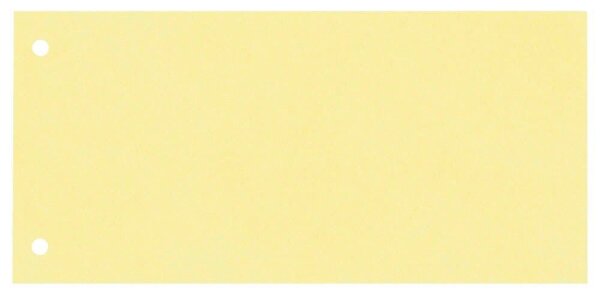 dots Trennstreifen gelb, 190 g/qm Karton 24,0 x 10,5 cm, 100 St.