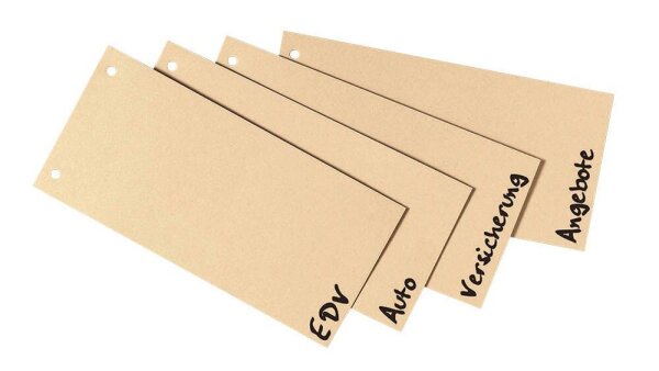Trennstreifen chamois, 250 g/qm Karton 24,0 x 10,5 cm, 200 St.