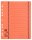 OXFORD Trennblätter DIN A4 1-10 orange, 250 g/qm, 100 St.