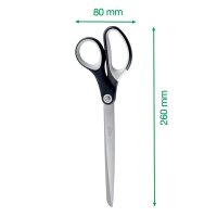 LEITZ Schere Titan schwarz-weiß 26,0 cm