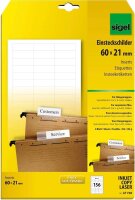 SIGEL Beschriftungsschilder für Hängeregister...