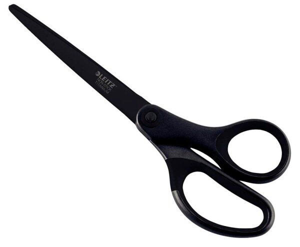 LEITZ Antihaftschere Titanium schwarz 18,0 cm