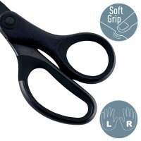 LEITZ Antihaftschere Titanium schwarz 18,0 cm