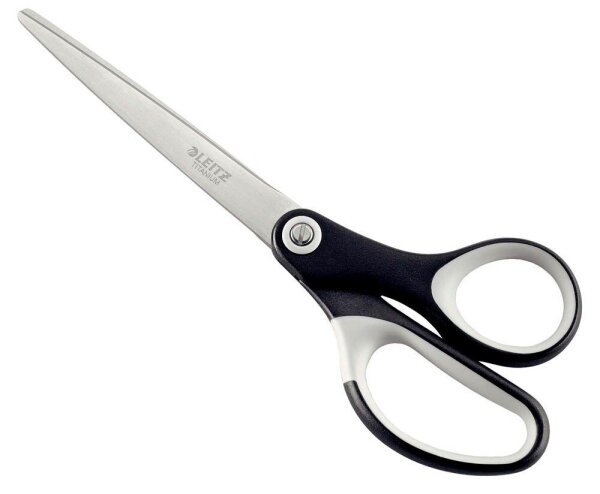 LEITZ Schere Titan schwarz-weiß 18,0 cm