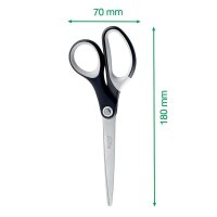 LEITZ Schere Titan schwarz-weiß 18,0 cm