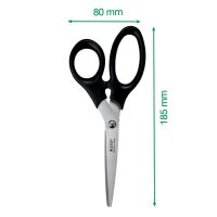 LEITZ Schere schwarz 18,5 cm