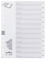 DURABLE Ordnerregister DIN A4 Vollformat Jan.-Dez....