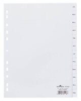 DURABLE Ordnerregister DIN A4 Vollformat Jan.-Dez....