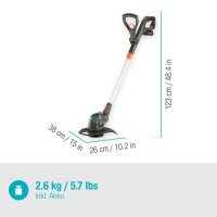 GARDENA ComfortCut Ready-To-Use Set Akku-Rasentrimmer-Set...