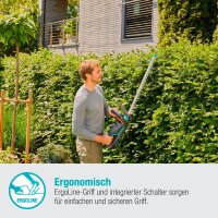 GARDENA ComfortCut 60/18V Ready-To-Use Set Akku-Heckenschere 18,0 V, mit 1 Akku