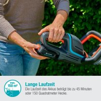 GARDENA ComfortCut 50/18V Ready-To-Use Set Akku-Heckenschere 18,0 V, mit 1 Akku