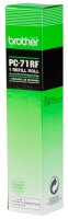 brother PC-71RF schwarz Thermo-Druckfolie, 1 Rolle