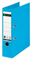 LEITZ 1007 Ordner hellblau Karton 8,0 cm DIN A4, 1 St.