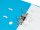 LEITZ 1007 Ordner hellblau Karton 8,0 cm DIN A4, 1 St.