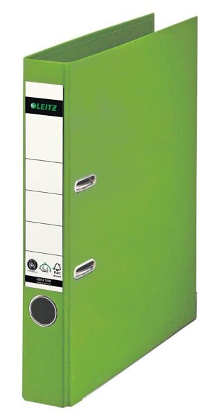 LEITZ 1008 Ordner hellgrün Karton 5,2 cm DIN A4, 1 St.