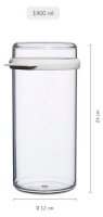 MEPAL Vorratsdose Stora 24,0 cm hoch weiß 1,9 l, 1 St.