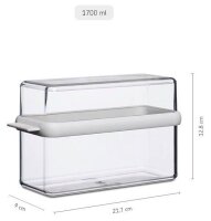 MEPAL Vorratsdose Stora 12,8 cm hoch weiß 1,7 l, 1 St.
