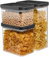 MEPAL Vorratsdosen-Set Omnia schwarz 0,7/1,1/2,0 l, 1 Set